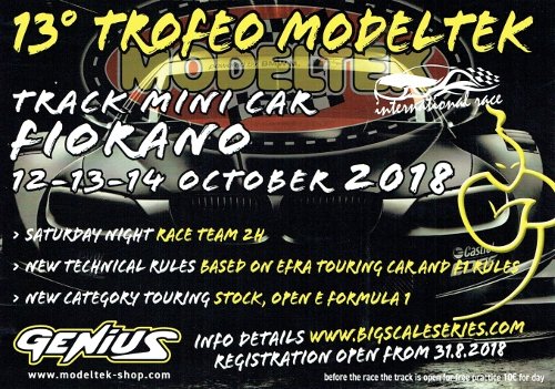 Trofeo Modeltek 2018 trofeo modeltek 2018