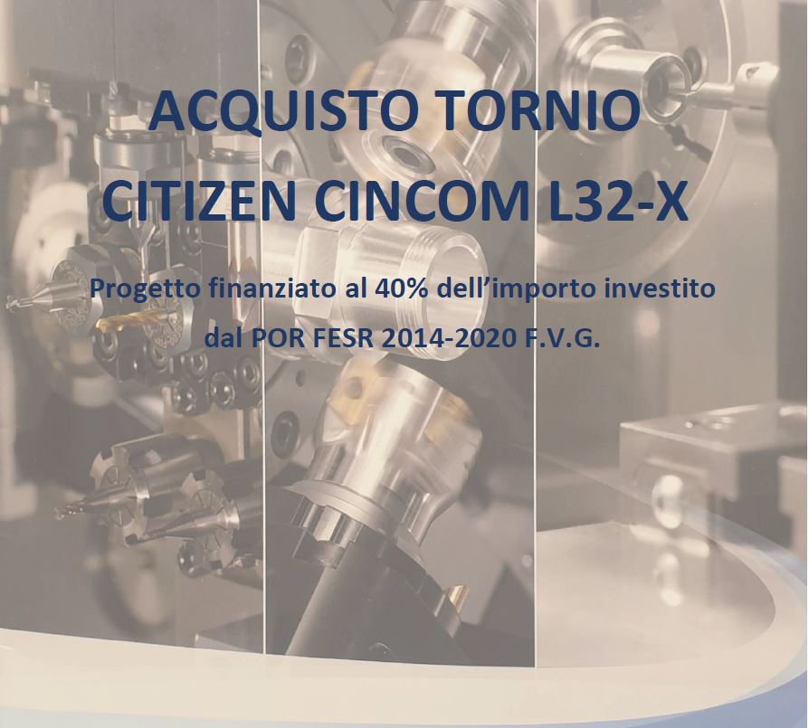 Tornio Citizen acquistato dalla nostra azienda